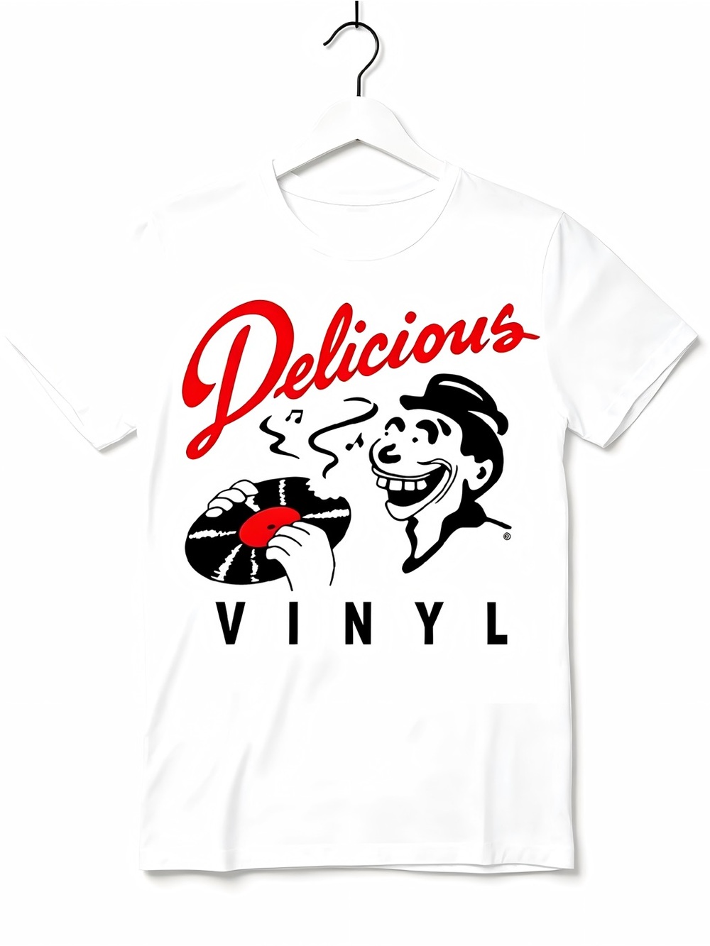 Delicious Vinly Music Record Label Rap Hip Hop Womens Mens T-shirt Unisex